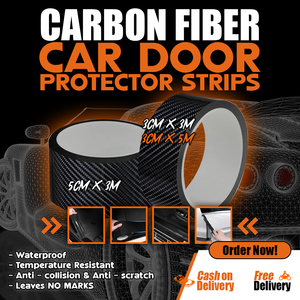 Carbon Fiber Car Door Protector Strips