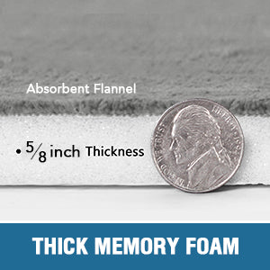 Memory Foam Absorbent Rug