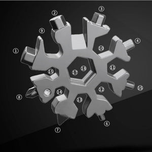 Snowflake Shape Multi-tool Wrench