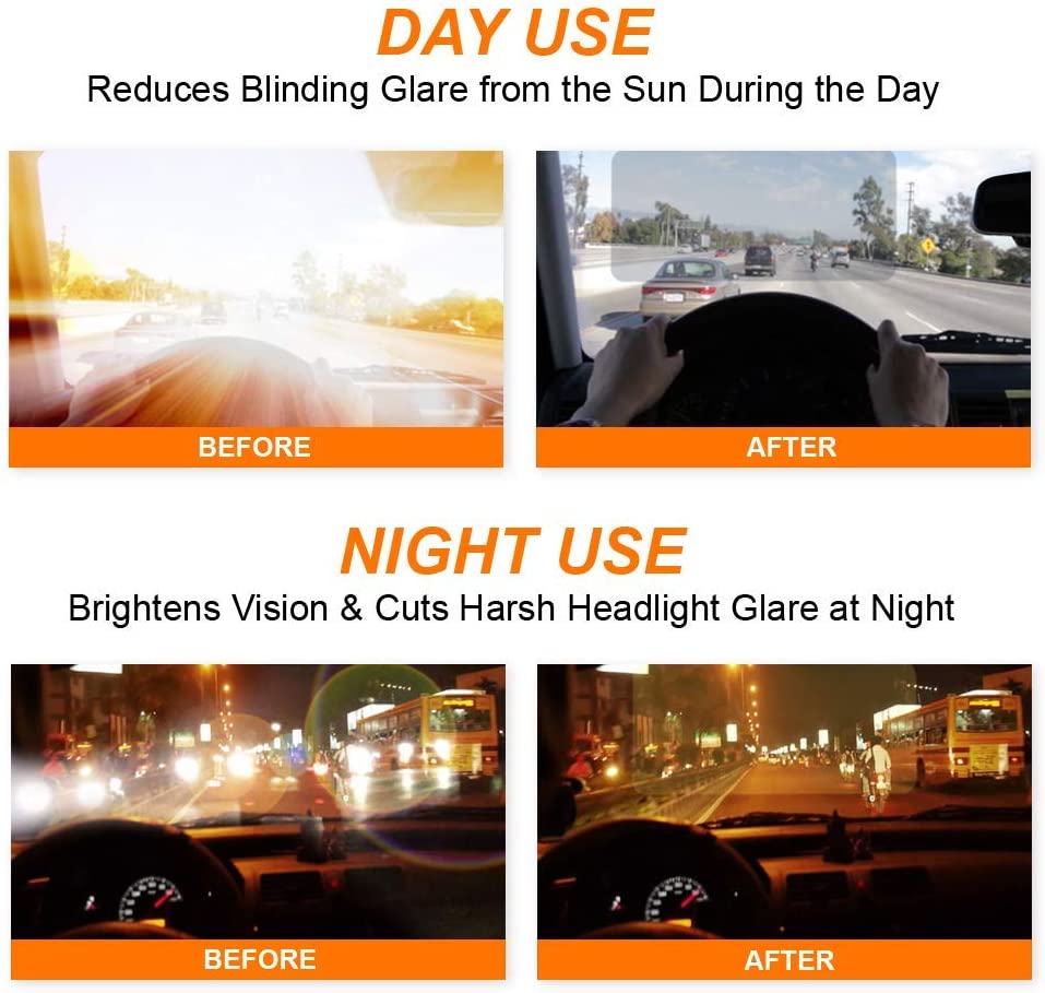 2 in 1 Anti-Glare Car Visor