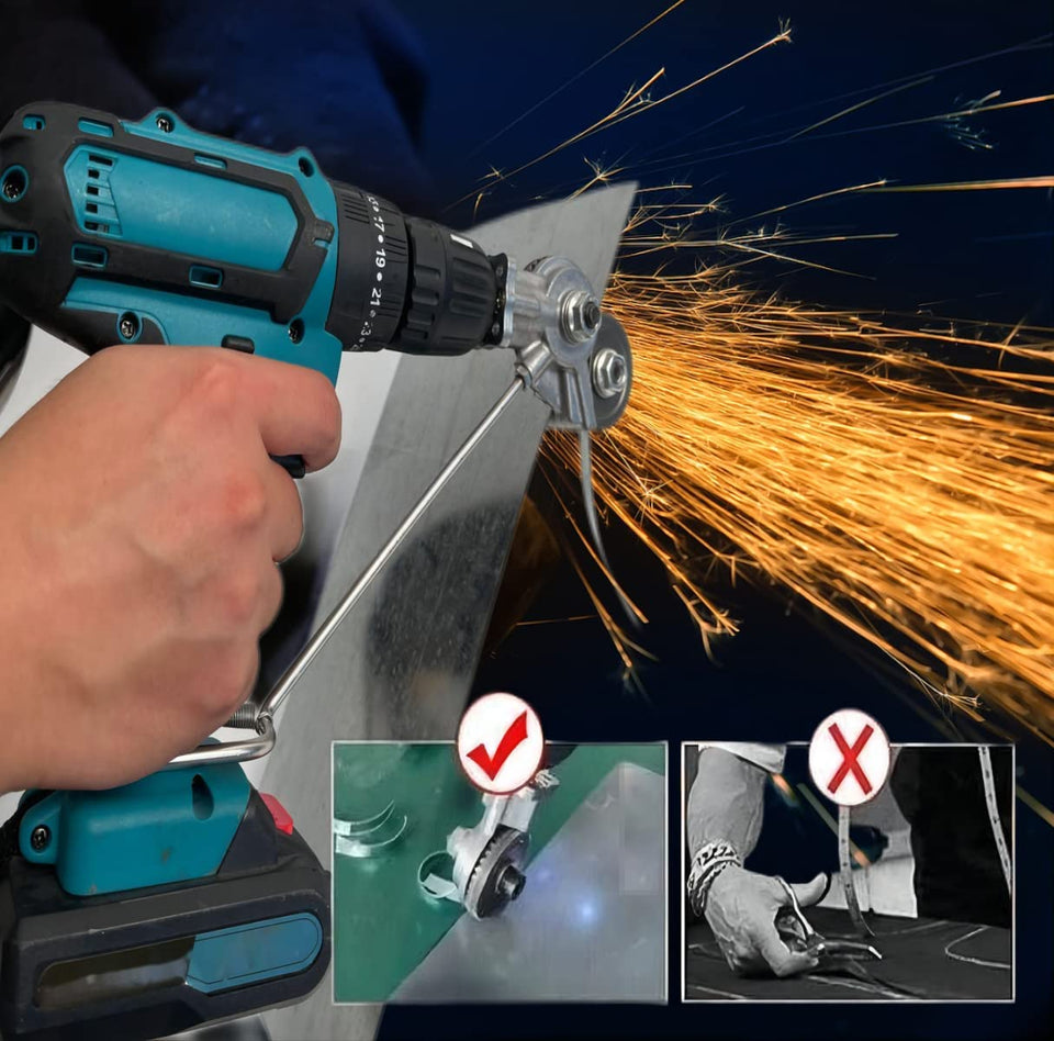 Electric Drill Plate Cutter Extension