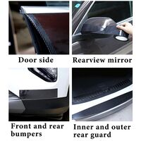Carbon Fiber Car Door Protector Strips