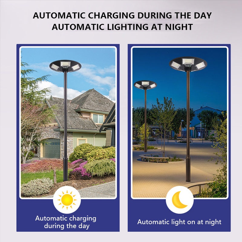 UFO solar street light