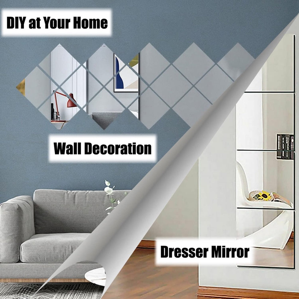 DIY HD Acrylic Mirror Wall