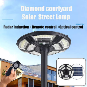 UFO solar street light