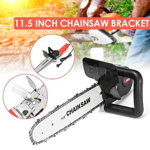 Grinder-Chainsaw Attachment + Free Angle Grinder Cutting Bracket