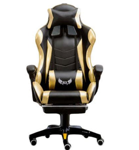 Leather Gaming Chair High Back Swivel w/ Height Adjustment