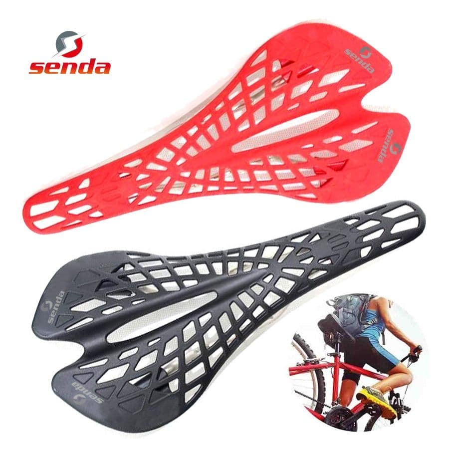 Ultra-light Shockproof Spider Web Cycling Seat