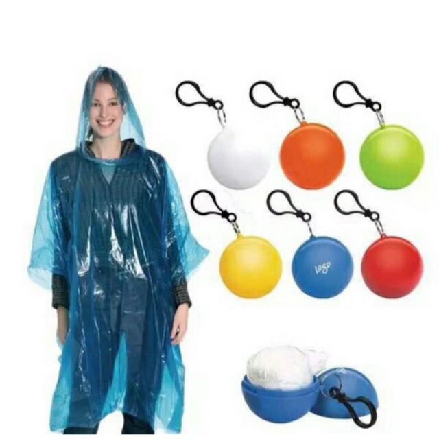 Portable Emergency Raincoat