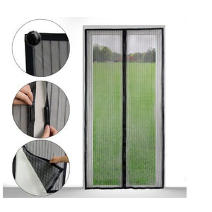 Magnetic Mesh Screen Door Curtain