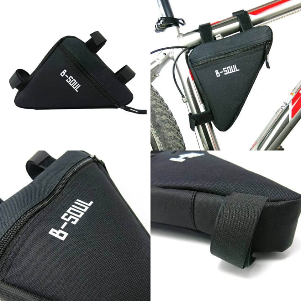 4 in 1 Bike Light Set (Front Light, Back Light, Speedometer, Horn) + FREE Triangle Bike Bag