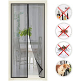 Magnetic Mesh Screen Door Curtain