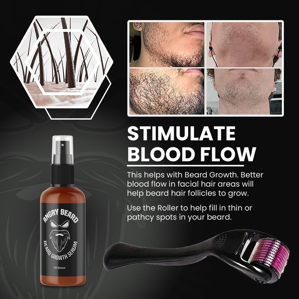 Angry Beard -Premium Beard & Hair Growth Kit