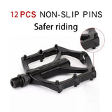 1 Pair Aluminum Alloy Anti-Slip Bike Pedals