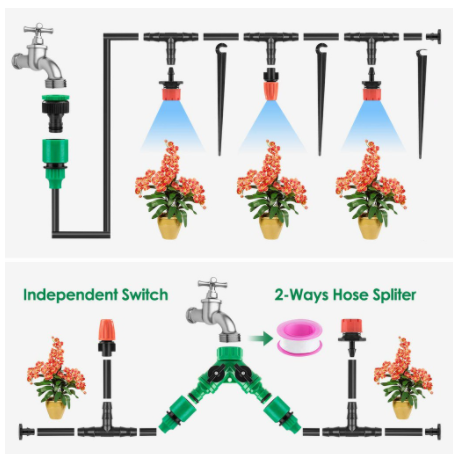 Automatic Watering Drip Irrigation Garden System Kit
