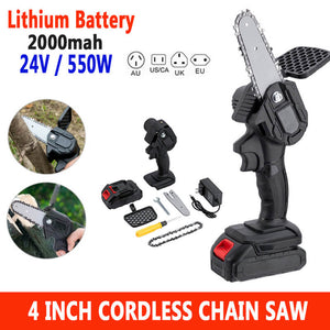 550W Portable Electric Chainsaw with Lithium Battery