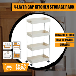 4 Layer Gap Kitchen Storage Rack