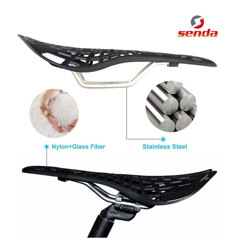 Ultra-light Shockproof Spider Web Cycling Seat