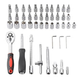2 IN 1 POWER TOOL GRINDER WITH DRILL SET + FREE 46PCS SOCKET TOOL SET