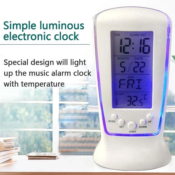 LED Electronic Digital Alarm Clock
