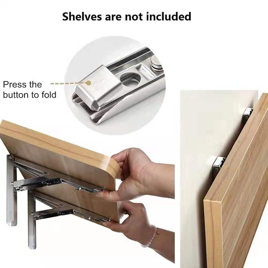 Foldable Wall Shelf Bracket