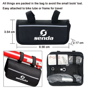 Complete Set Bicycle Tire Pump Repair Patch Tool Kit