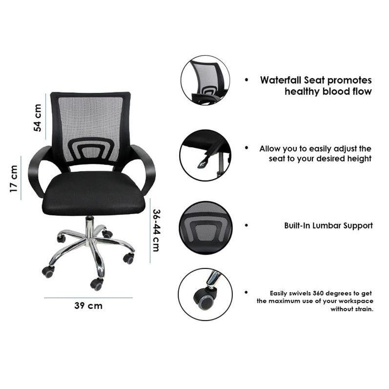 Adjustable 360 Rotating Swivel Office Chair