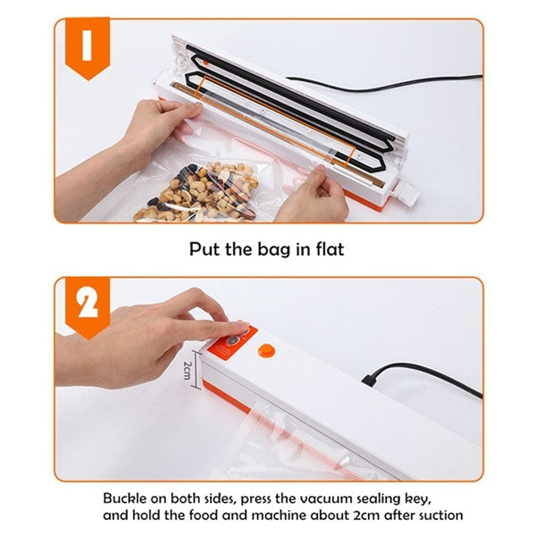 Heavy Duty Vacuum Sealer (FREE 115 PCS VACUUM BAGS)