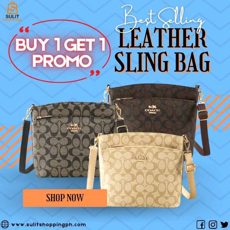 (Buy 1 Take 1 Promo) Authentic Coach Leather Sling Bag