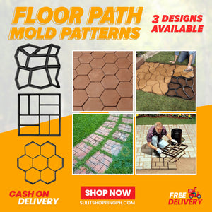 FLOOR PATH MOLD PATTERNS (4 DESIGNS AVAILABLE)