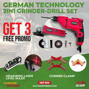 GERMAN TECHNOLOGY 2IN1 MAKITA GRINDER (RED)
