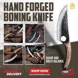 JAPANESE HAND FORGED BONING KNIFE