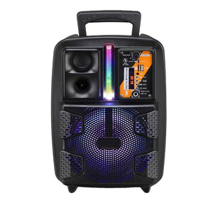 8 Inch Portable Karaoke Trolley Speaker with Microphone