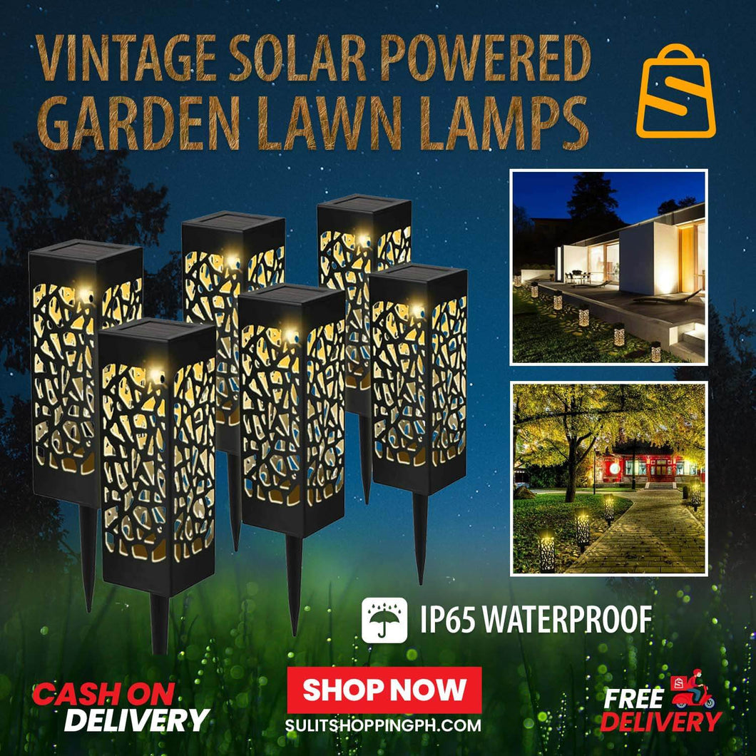 Solar Powered Vintage Garden Light