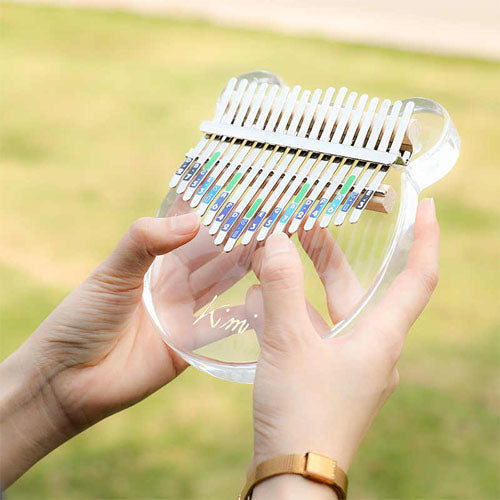 Crystal Clear Glass Kalimba Set