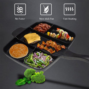 5 in 1 Non-Stick Grill Pan