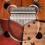 Crystal Clear Glass Kalimba Set