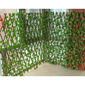 Expandable Artificial Leaf Fence