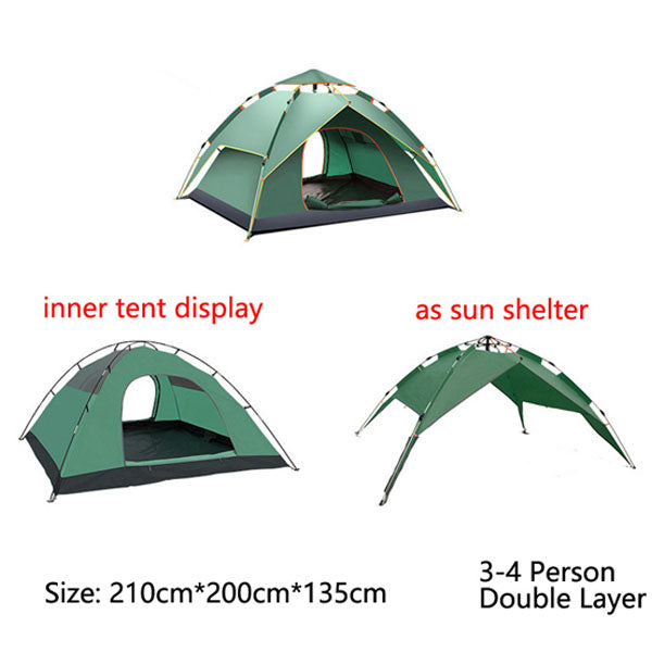 Heavy Duty Automatic Waterproof Tent