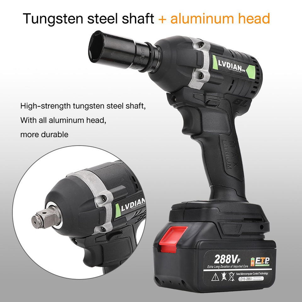 Electric Cordless Brushless Impact Wrench