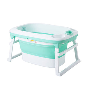 FOLDABLE BABY BATHTUB WITH BABY ANTI SLIP MAT