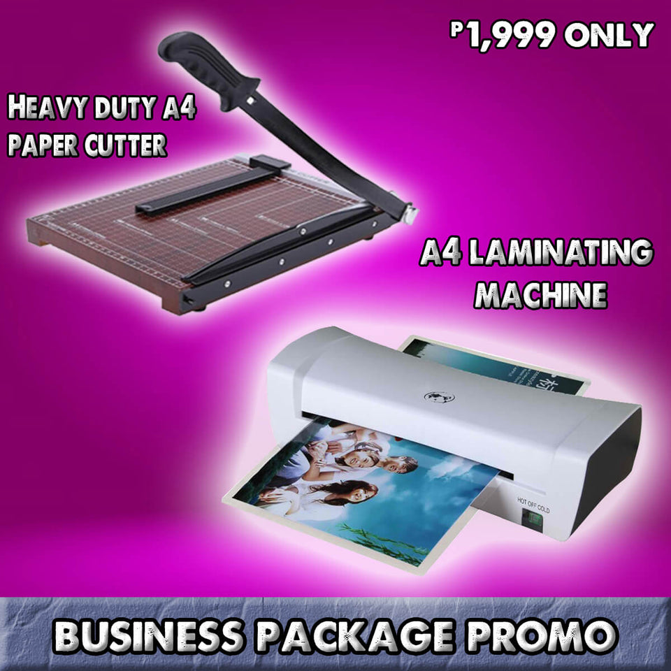 A4 THERMAL LAMINATING MACHINE BUSINESS PACKAGE
