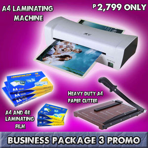 A4 THERMAL LAMINATING MACHINE BUSINESS PACKAGE