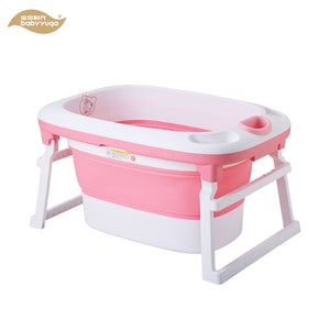 FOLDABLE BABY BATHTUB WITH BABY ANTI SLIP MAT